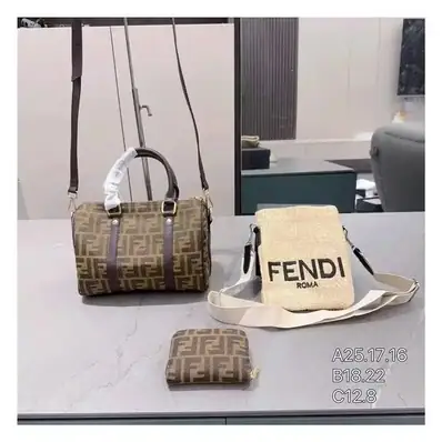 Fendi FF Monogram Bag Set — bag, real photo