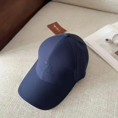Loro Piana Embroidered Baseball Cap — cap, real photo