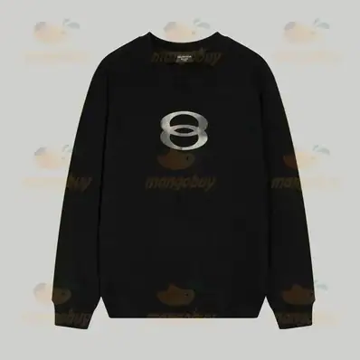 Balenciaga Logo Print Sweatshirts — hoodie, real photo