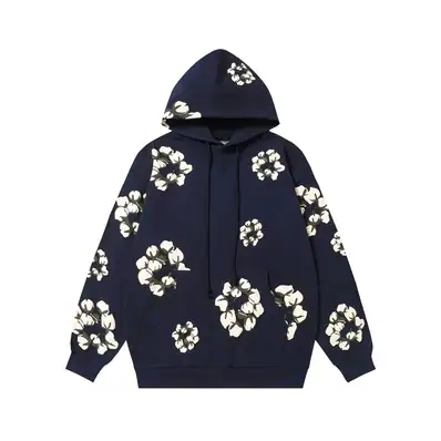 DENIM TEARS Floral Print Hoodie — hoodie, real photo