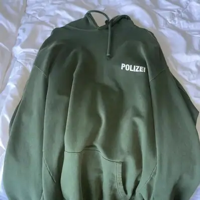 Vetements Police Hoodie — hoodie, real photo