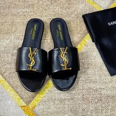 Saint Laurent slippers — slides, real photo