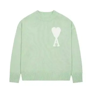 Ami Paris Ami de Coeur Cardigan Sweaters — knitwear, real photo