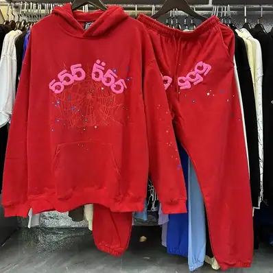 Sp5der Hoodie & Jogger Tracksuits — tracksuit, real photo