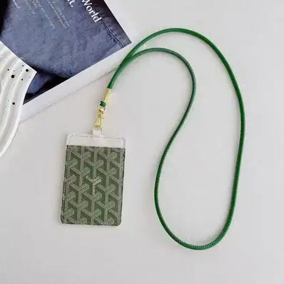 Prada GG Supreme Lanyard Card Holder — wallet, real photo
