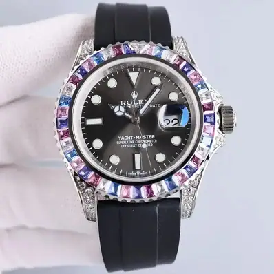 Rolex diamond mechanical watch — watch, real photo